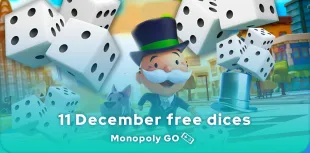 Monopoly GO free dice from 11 December 2024