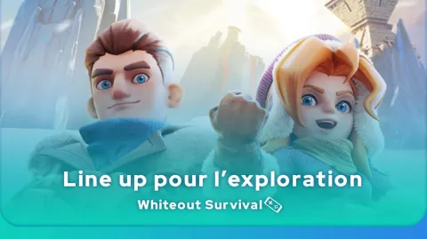 Line up pour l'exploration dans Whiteout Survival