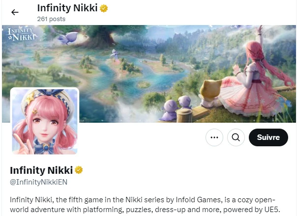 Twitter Infinity Nikki