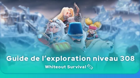 line-up pour l'exploration niveau 308 de Whiteout Survival