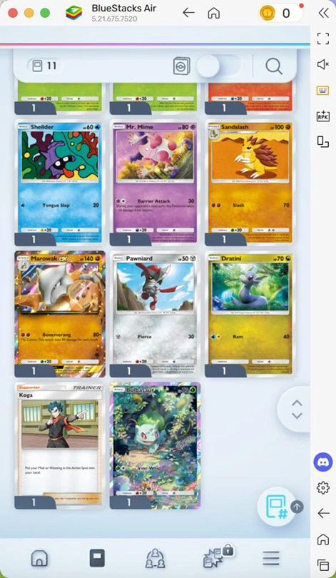 Collectionner les cartes en jouant à JCC Pokémon Pocket sur Mac