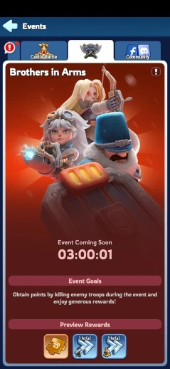 Brothers in Arms Whiteout Survival event