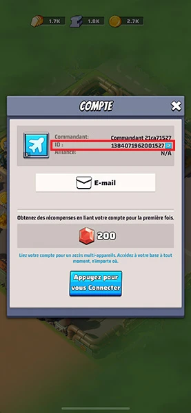 Identifiants pour récupérer les codes Last War: Survival
