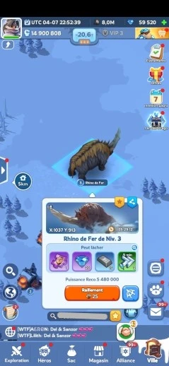 comment obtenir des éliminations dans Whiteout Survival - tuer des bêtes