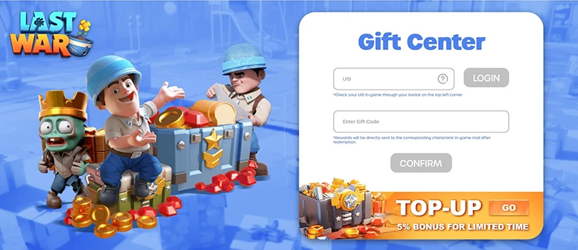 Last War Survival game codes redeem site