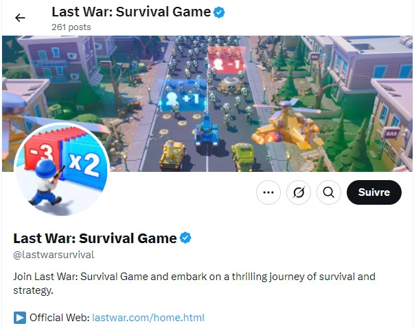 Recover Last War: Survival codes on Twitter
