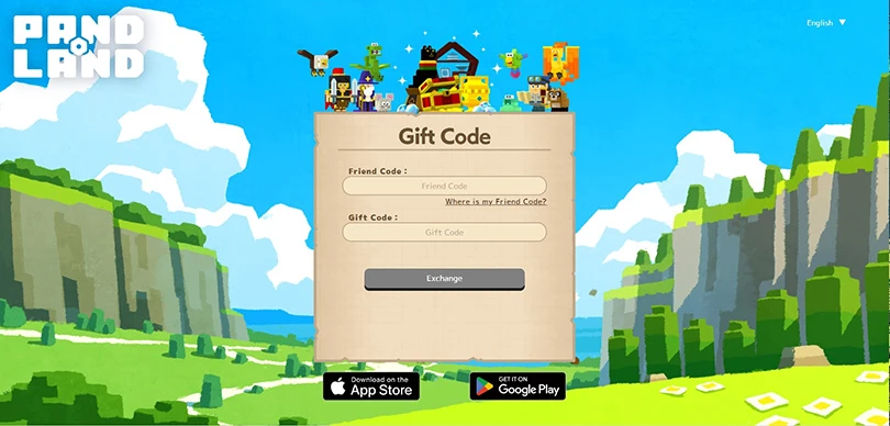 Website to get Pandoland codes