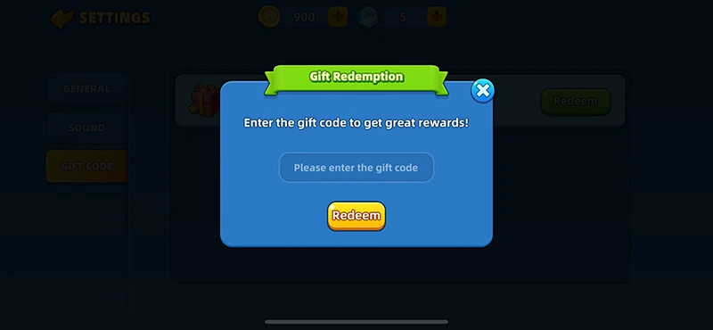 Enter Uno Mobile codes