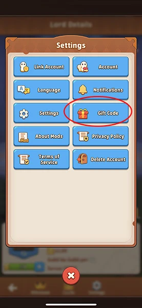 Top Heroes gift codes tab