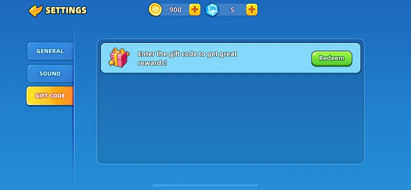 Uno Mobile codes tab