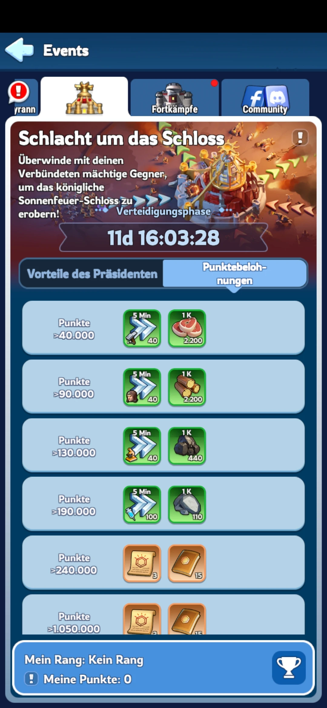 Whiteout Survival Sonnenfeuer-Schloss - Vorbereitung