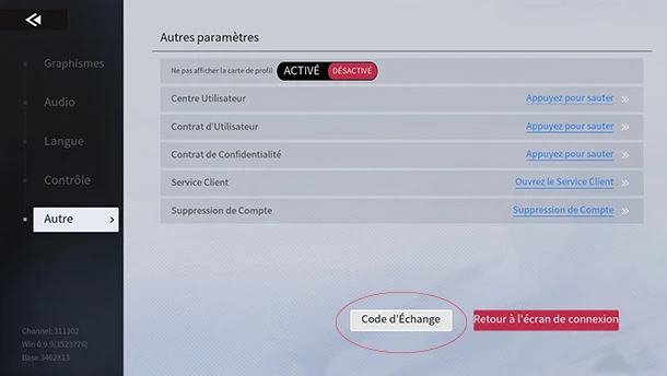 Codes d'échange Etheria: Restart