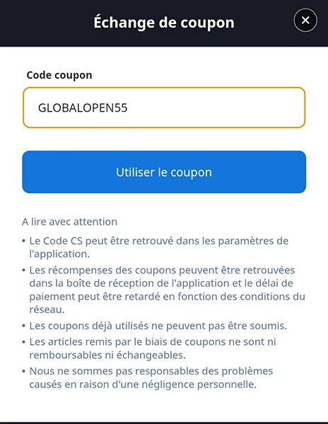 Récupérer les codes Summoners War Rush