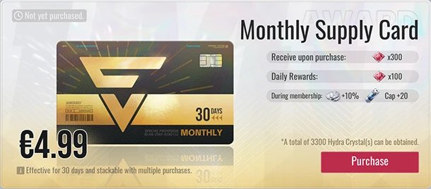 Etheria refund: Restart of the monthly pass