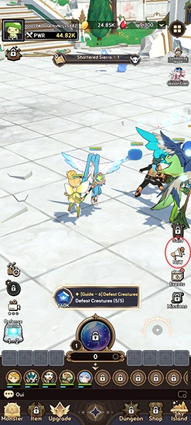 icon to recover Summoners War Rush codes