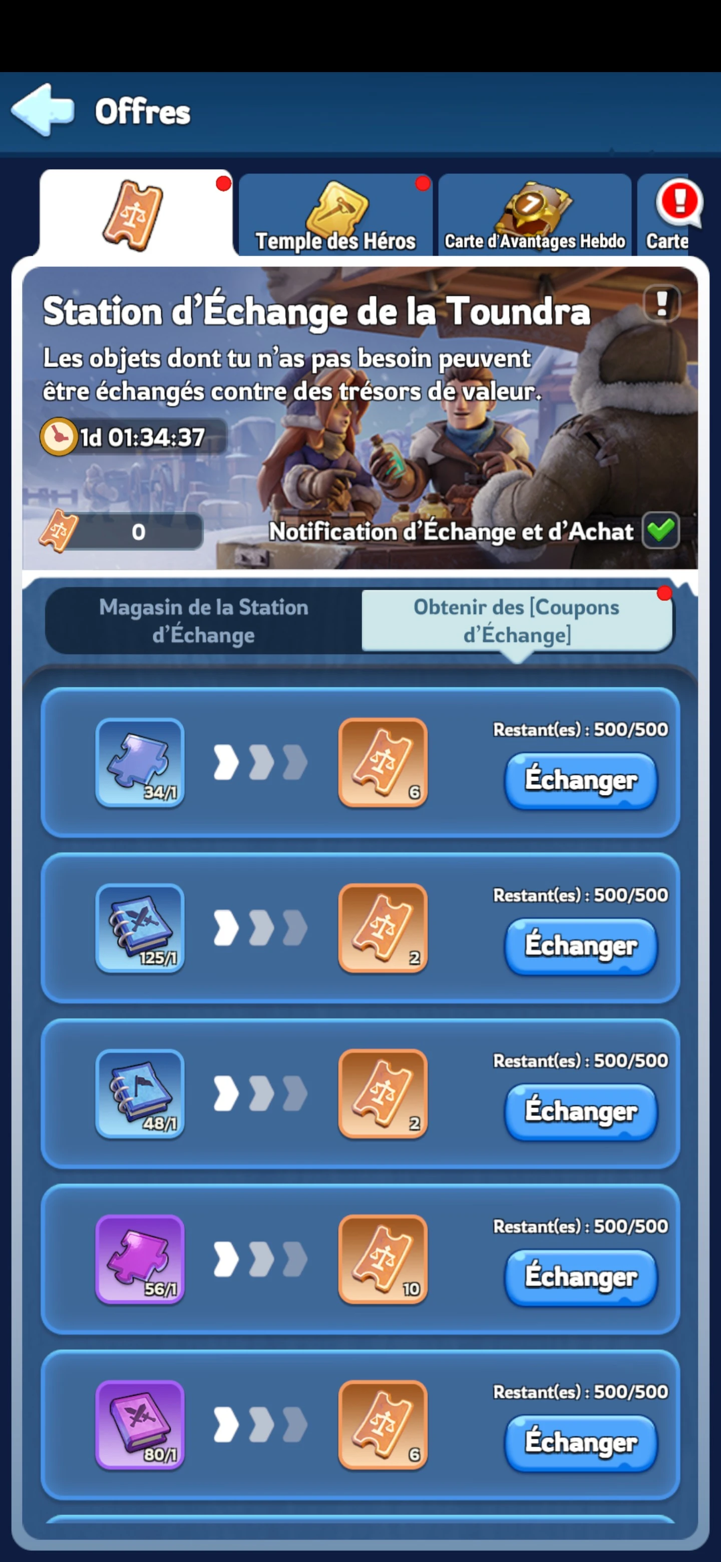 coupons déchange