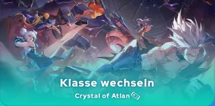 Klasse wechseln in Crystal of Atlan