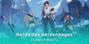 personnages de Crystal of Atlan