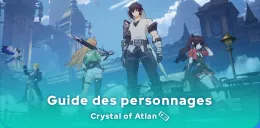 personnages de Crystal of Atlan