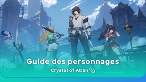 personnages de Crystal of Atlan