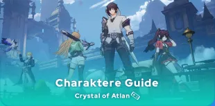 Crystal of Atlan Charaktere