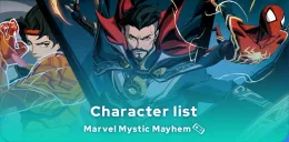 Marvel Mystic Mayhem characters