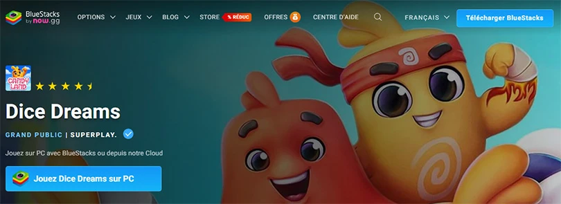 Jouer à Dice Dreams sur PC avec BlueStacks