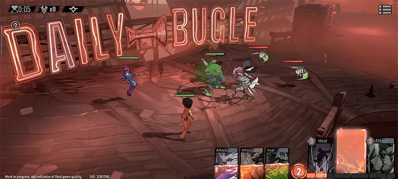Fighting in Marvel Mystic Mayhem