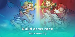 Top Heroes guild arms race