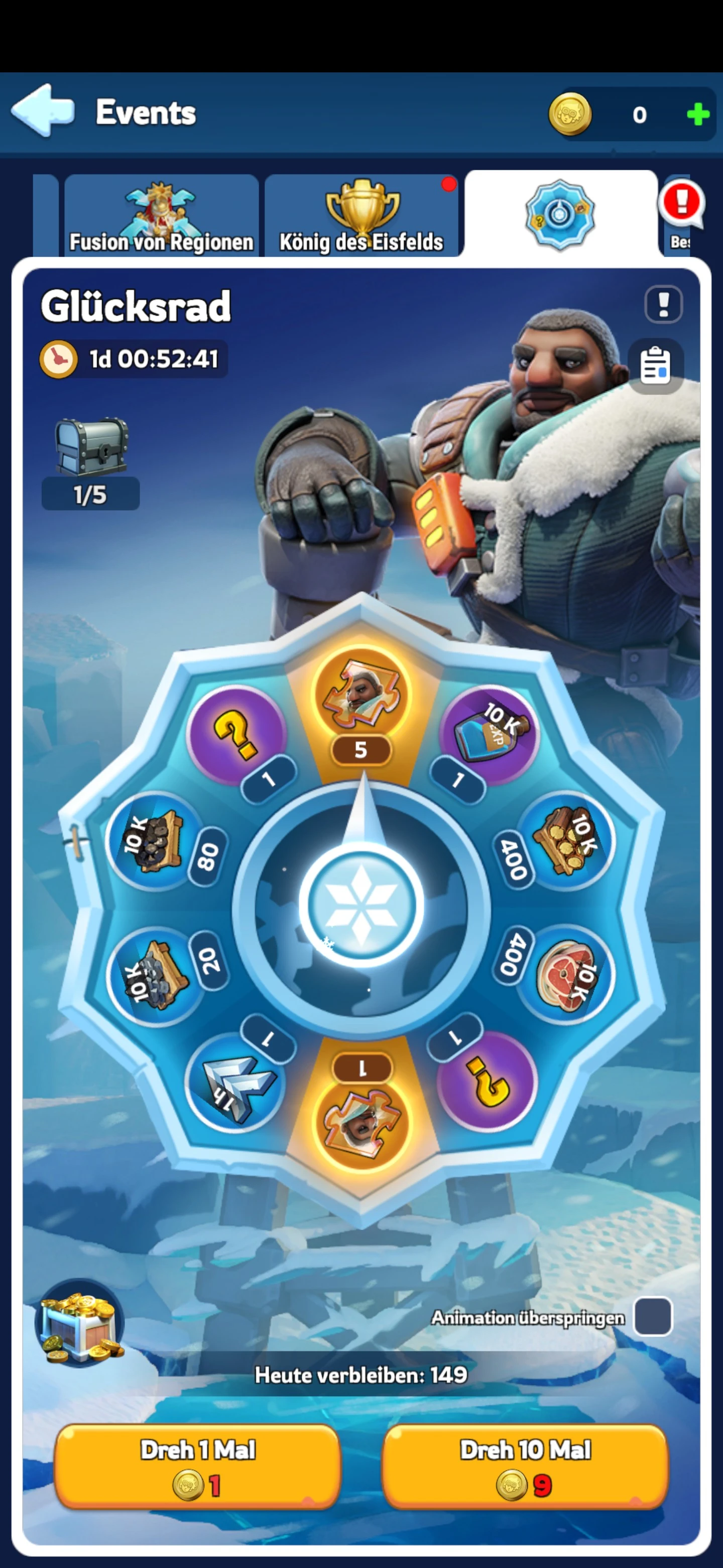 Glücksrad Whiteout Survival
