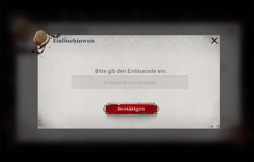 Silver and Blood-Geschenkcode eingeben