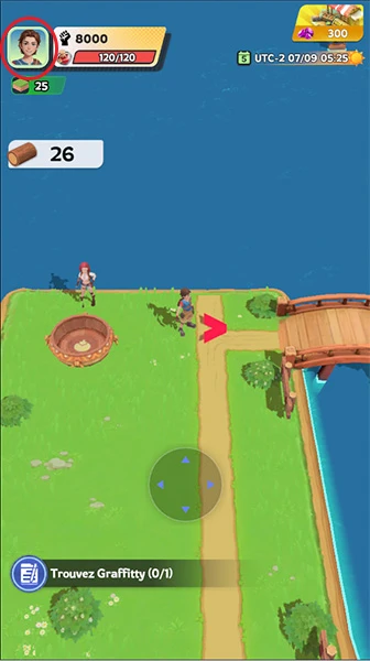 Menu de Palmon Survival