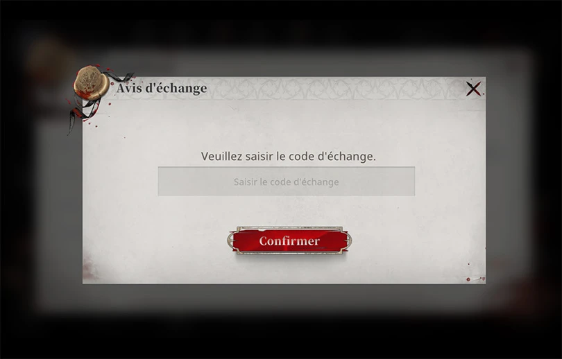Entrer un code cadeau Silver and Blood