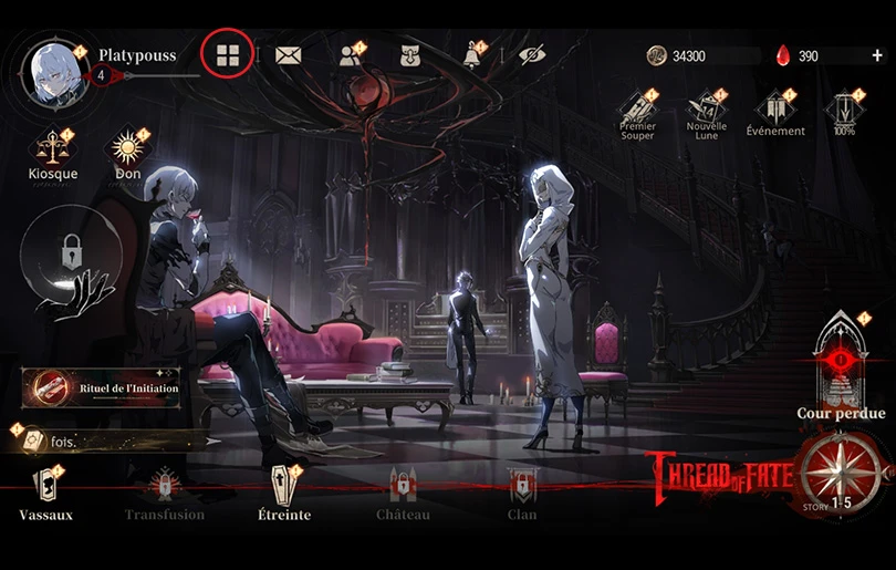 Paramètres des codes Silver and Blood