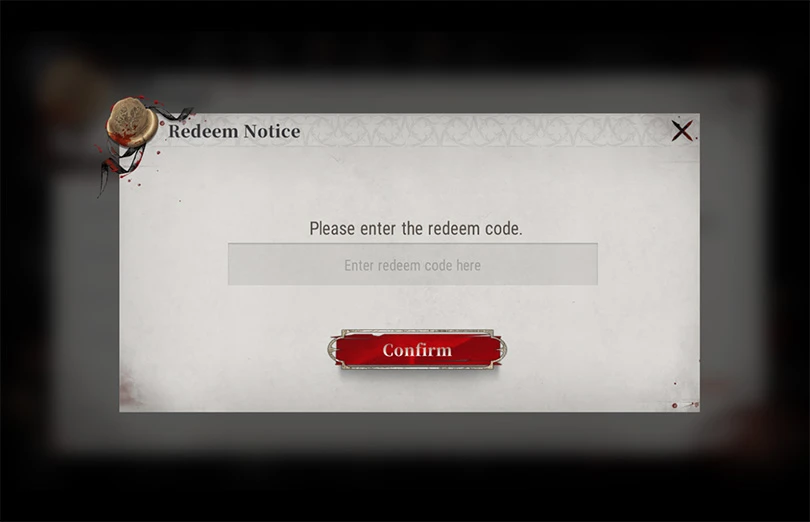 Enter a Silver and Blood gift code
