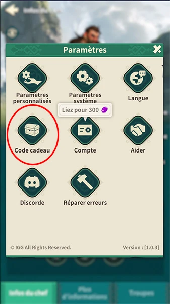 Icone des codes Fate War