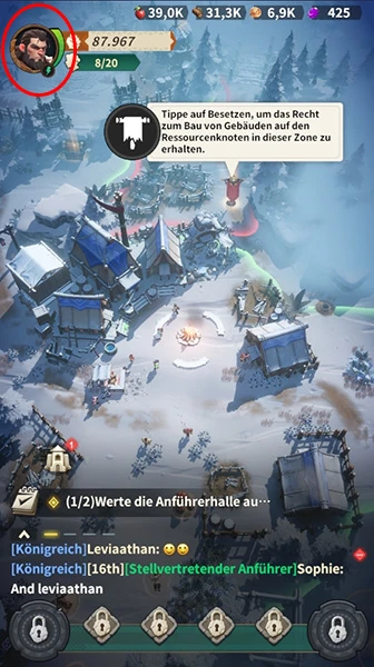 Fate War-Menü
