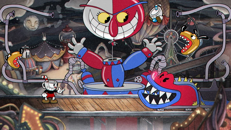 Gameplay von Cuphead