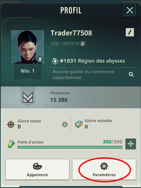 Paramètres de Foundation: Galactic Frontier