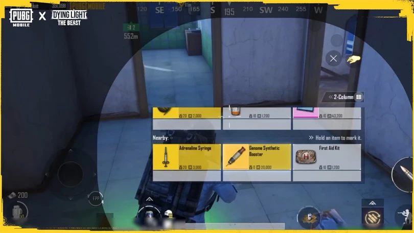 Die neuen Gegenst&auml;nde der PUBG Mobile X Dying Light: The Beast Kollaboration