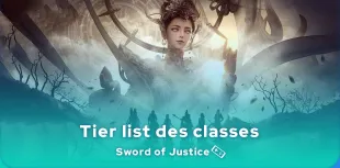 Tier list des classes de Sword of Justice