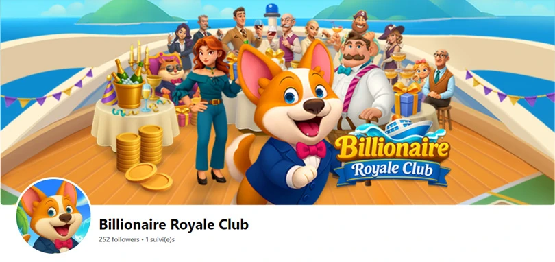 Billionaire Royale Club free dice coupons on Facebook