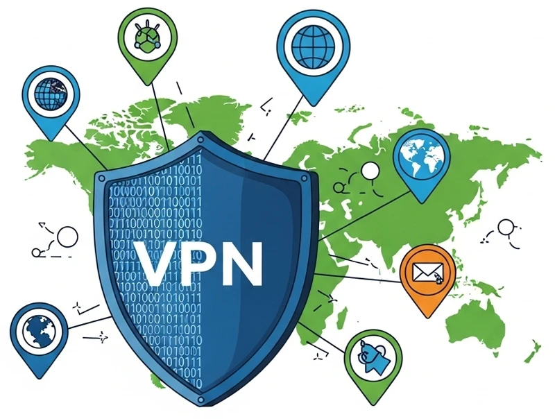 Ein VPN zur Vermeidung von Cyberangriffen auf handy-spiele