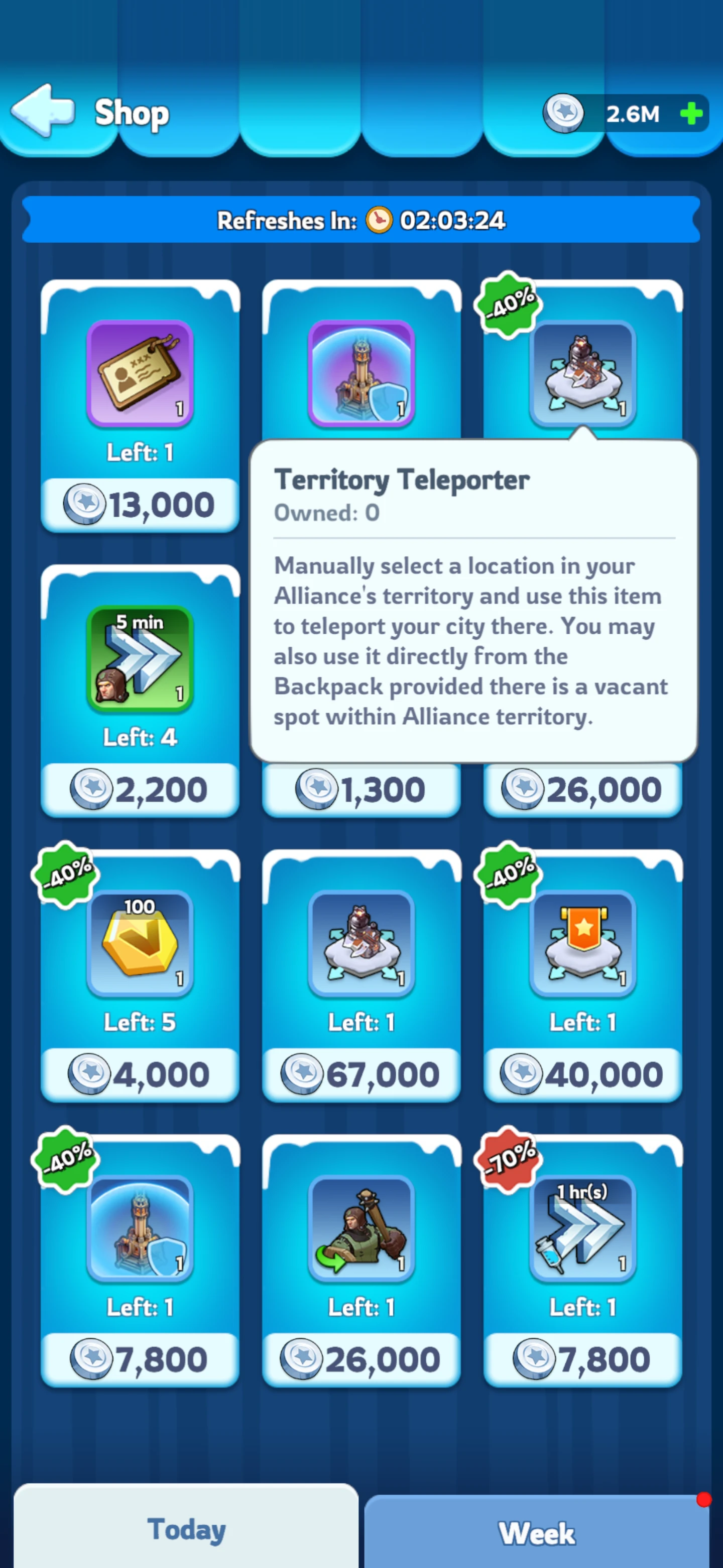 alliance shop whiteout survival teleporter