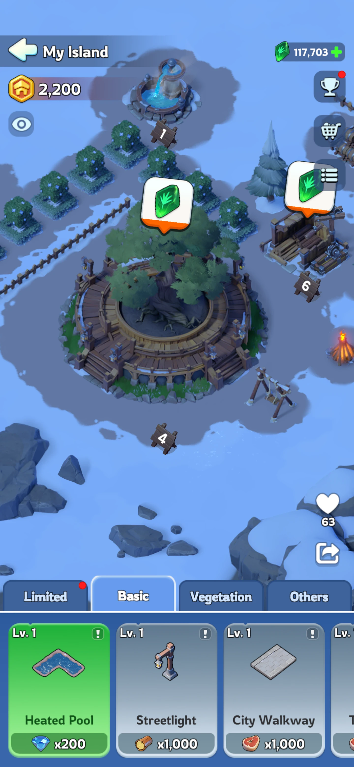 basic whiteout survival island buildings