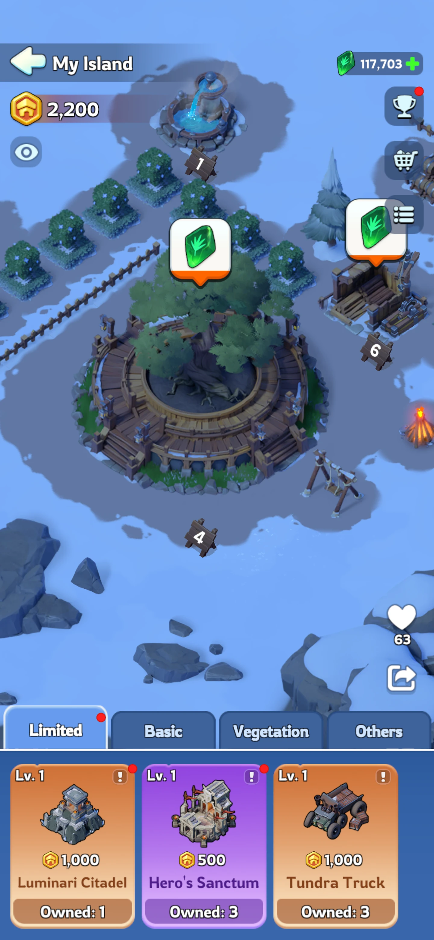 whiteout survival island buildings limited