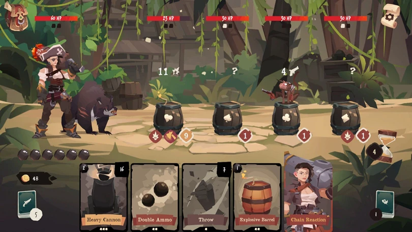 Die K&auml;mpfe in Pirate Outlaws 2: Heritage auf dem Handy