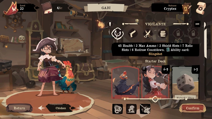 Pirate Outlaws 2: Heritage auf dem Handy ist ein Deckbuilder
