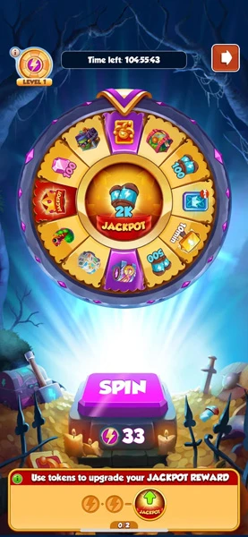 Launching Thor's wheel Coin Master