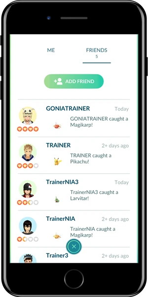 Freunde für Immer für den Pokémon GO Fern-Tausche